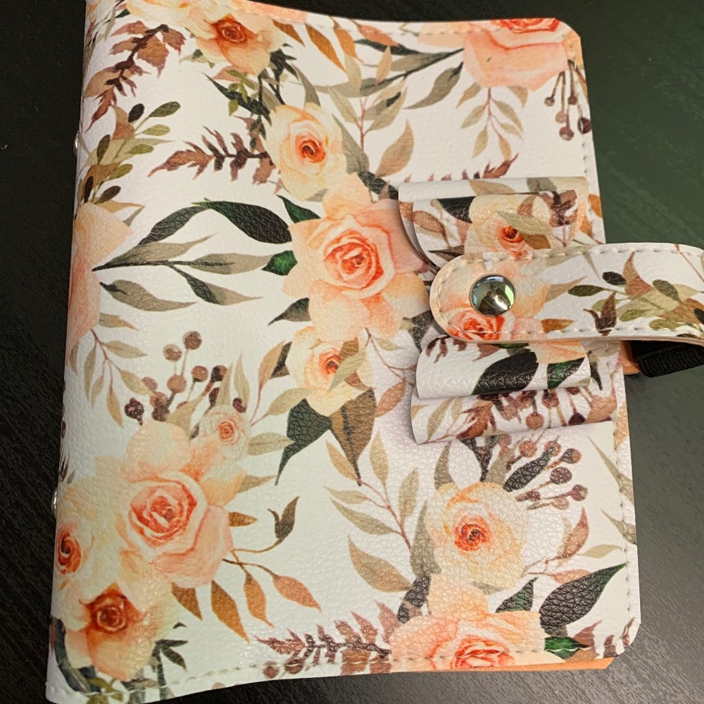 Neutral Floral PaperBound Creations A6 30MM Rings